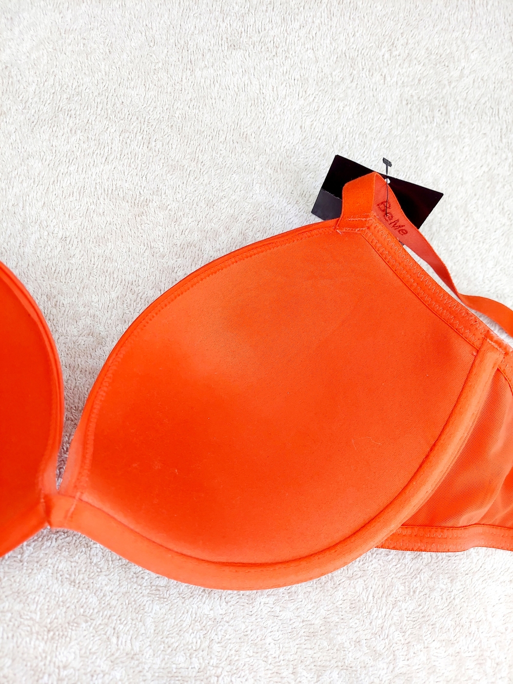 BeMe Red Padded Underwire Push Up Bra Women's Size 36C NWT Intimates Streetwear - Picture 9 of 10